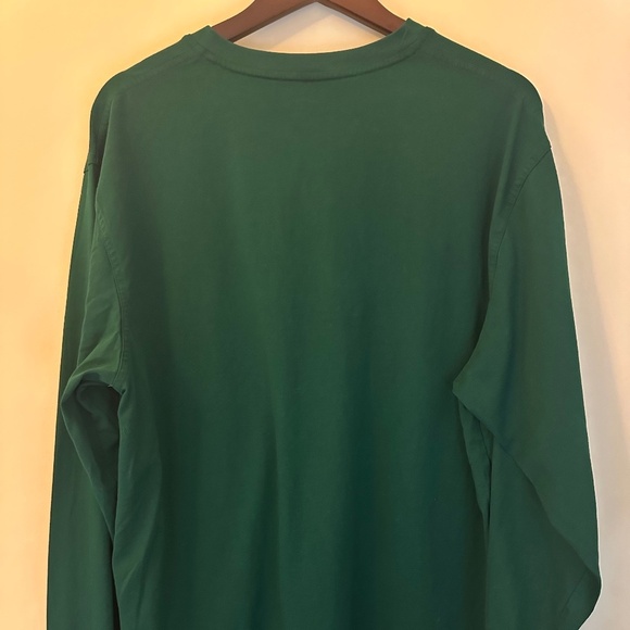 LLBean Men’s Carefree Traditional Fit Shirt – Green – L Tall – Long Sleeve - Picture 2 of 5
